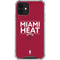NBA Miami Heat Standard - Red iPhone 12 Mini Clear Case