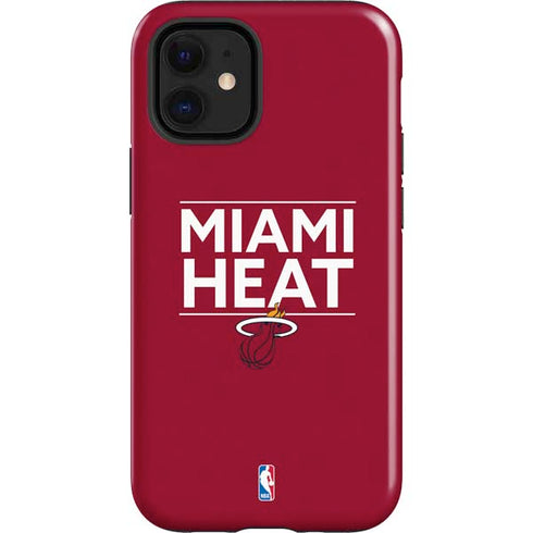 NBA Miami Heat Standard - Red iPhone 12 Mini Impact Case