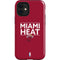 NBA Miami Heat Standard - Red iPhone 12 Mini Impact Case