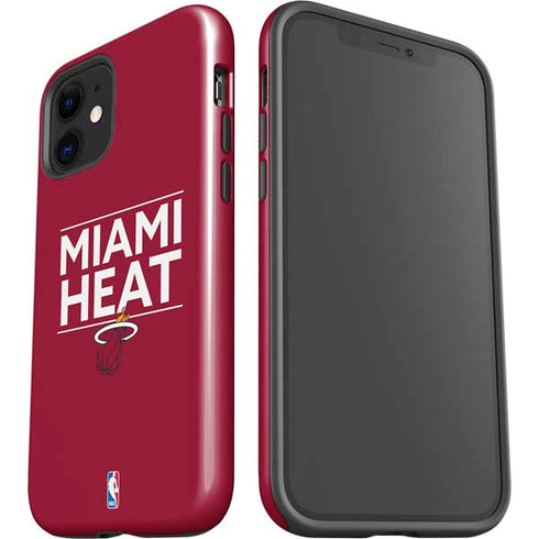 NBA Miami Heat Standard - Red iPhone 12 Mini Impact Case