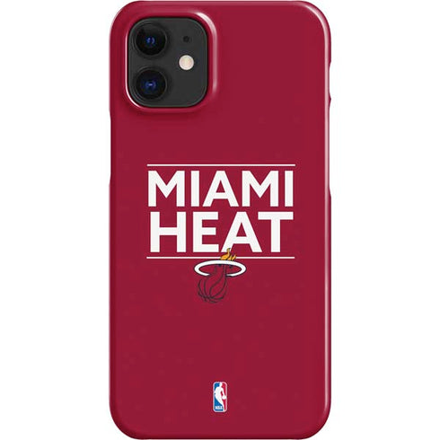 NBA Miami Heat Standard - Red iPhone 12 Mini Lite Case