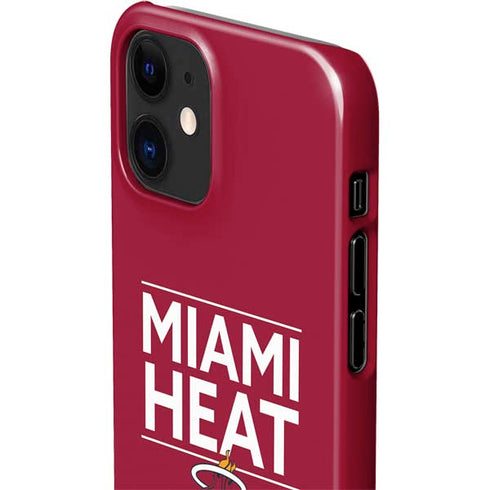 NBA Miami Heat Standard - Red iPhone 12 Mini Lite Case