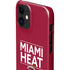 NBA Miami Heat Standard - Red iPhone 12 Mini Lite Case