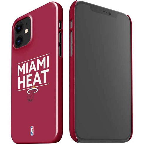 NBA Miami Heat Standard - Red iPhone 12 Mini Lite Case