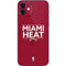 NBA Miami Heat Standard - Red iPhone 12 Mini Skin