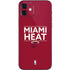 NBA Miami Heat Standard - Red iPhone 12 Mini Skin