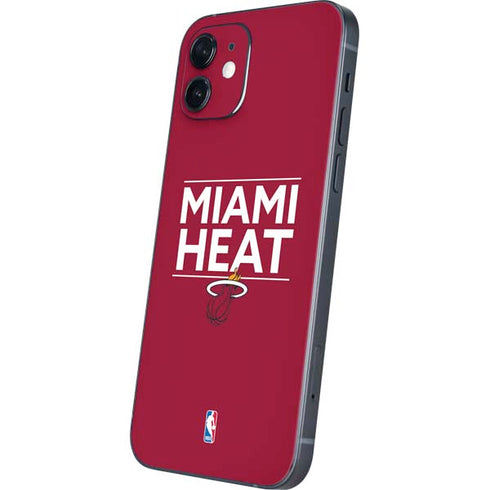 NBA Miami Heat Standard - Red iPhone 12 Mini Skin