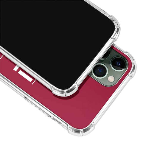 NBA Miami Heat Standard - Red iPhone 12 Pro Clear Case
