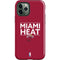 NBA Miami Heat Standard - Red iPhone 12 Pro Impact Case