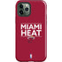 NBA Miami Heat Standard - Red iPhone 12 Pro Impact Case