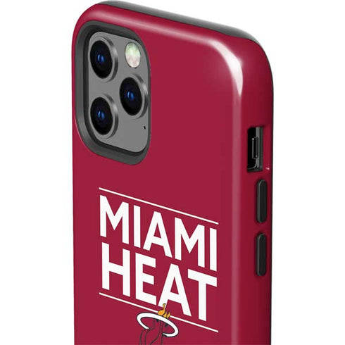NBA Miami Heat Standard - Red iPhone 12 Pro Impact Case