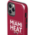 NBA Miami Heat Standard - Red iPhone 12 Pro Impact Case