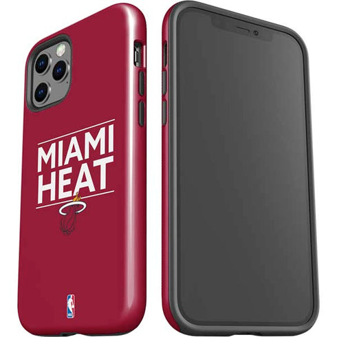NBA Miami Heat Standard - Red iPhone 12 Pro Impact Case