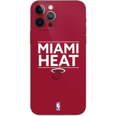 NBA Miami Heat Standard - Red iPhone 12 Pro Skin