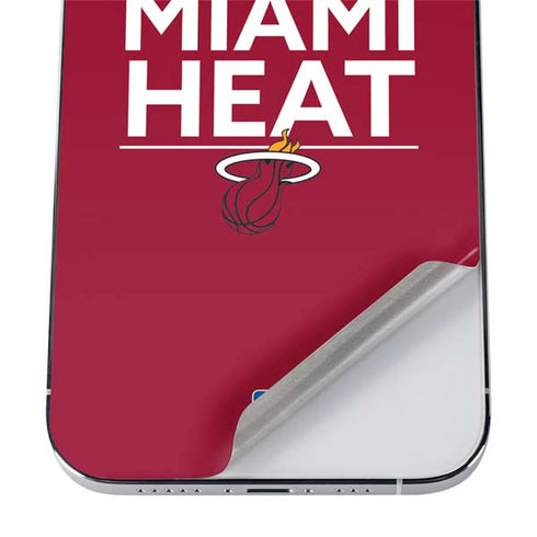 NBA Miami Heat Standard - Red iPhone 12 Pro Skin