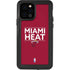 NBA Miami Heat Standard - Red iPhone 12 Pro Waterproof Case
