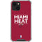 NBA Miami Heat Standard - Red iPhone 13 Clear Case