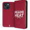 NBA Miami Heat Standard - Red iPhone 13 Folio Case