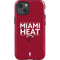 NBA Miami Heat Standard - Red iPhone 13 Impact Case