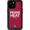 NBA Miami Heat Standard - Red iPhone 13 Mini Waterproof Case