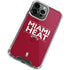 NBA Miami Heat Standard - Red iPhone 13 Pro Clear Case