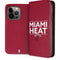NBA Miami Heat Standard - Red iPhone 13 Pro Folio Case