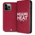 NBA Miami Heat Standard - Red iPhone 13 Pro Max Folio Case
