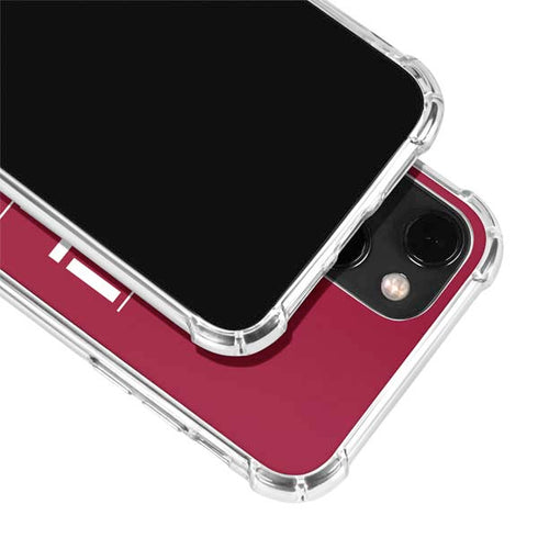 NBA Miami Heat Standard - Red iPhone 14 Clear Case