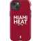NBA Miami Heat Standard - Red iPhone 14 Impact Case