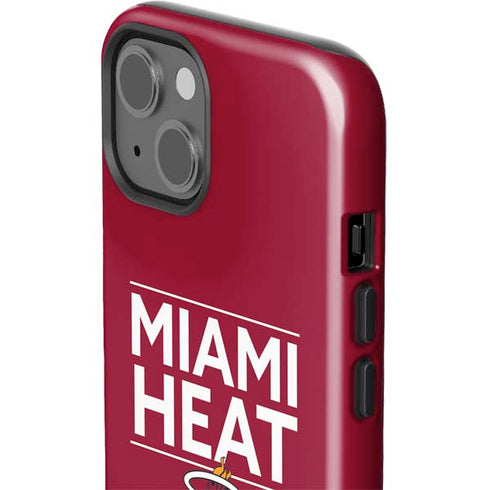 NBA Miami Heat Standard - Red iPhone 15 Impact Case