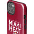 NBA Miami Heat Standard - Red iPhone 15 Impact Case