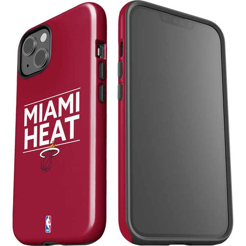 NBA Miami Heat Standard - Red iPhone 15 Impact Case