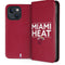 NBA Miami Heat Standard - Red iPhone 14 Plus Folio Case