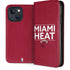 NBA Miami Heat Standard - Red iPhone 14 Plus Folio Case