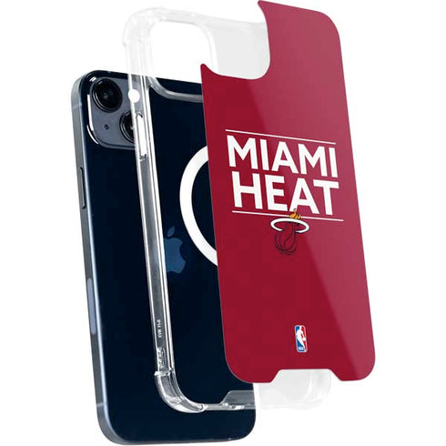 NBA Miami Heat Standard - Red iPhone 15 Plus MagSafe Case