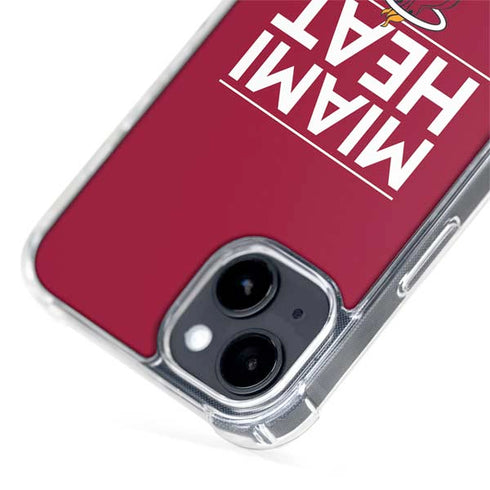 NBA Miami Heat Standard - Red iPhone 15 Plus MagSafe Case