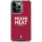 NBA Miami Heat Standard - Red iPhone 15 Pro Clear Case