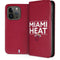 NBA Miami Heat Standard - Red iPhone 14 Pro Folio Case