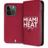 NBA Miami Heat Standard - Red iPhone 14 Pro Folio Case