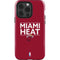 NBA Miami Heat Standard - Red iPhone 14 Pro Impact Case