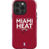 NBA Miami Heat Standard - Red iPhone 15 Pro Impact Case