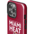NBA Miami Heat Standard - Red iPhone 15 Pro Impact Case