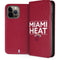 NBA Miami Heat Standard - Red iPhone 14 Pro Max Folio Case