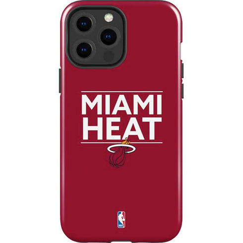 NBA Miami Heat Standard - Red iPhone 15 Pro Max Impact Case