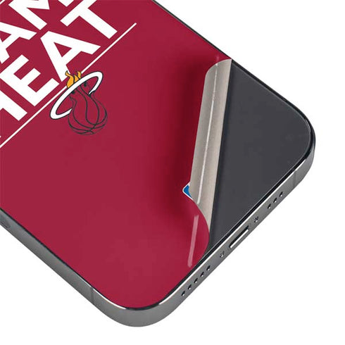 NBA Miami Heat Standard - Red iPhone 14 Pro Max Skin