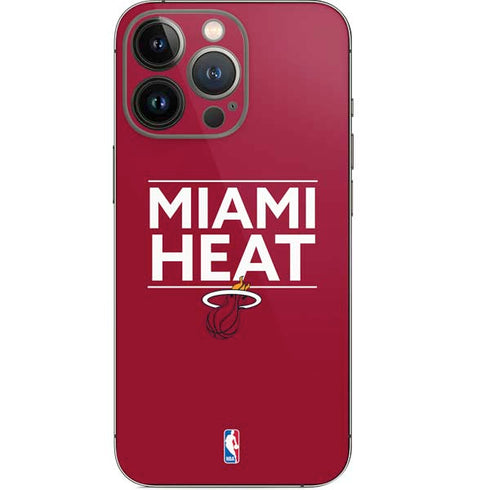 NBA Miami Heat Standard - Red iPhone 14 Pro Skin