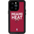 NBA Miami Heat Standard - Red iPhone 14 Pro Waterproof Case
