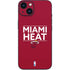 NBA Miami Heat Standard - Red iPhone 14 Skin