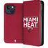 NBA Miami Heat Standard - Red iPhone 15 Plus Folio Case