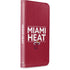 NBA Miami Heat Standard - Red iPhone 15 Plus Folio Case
